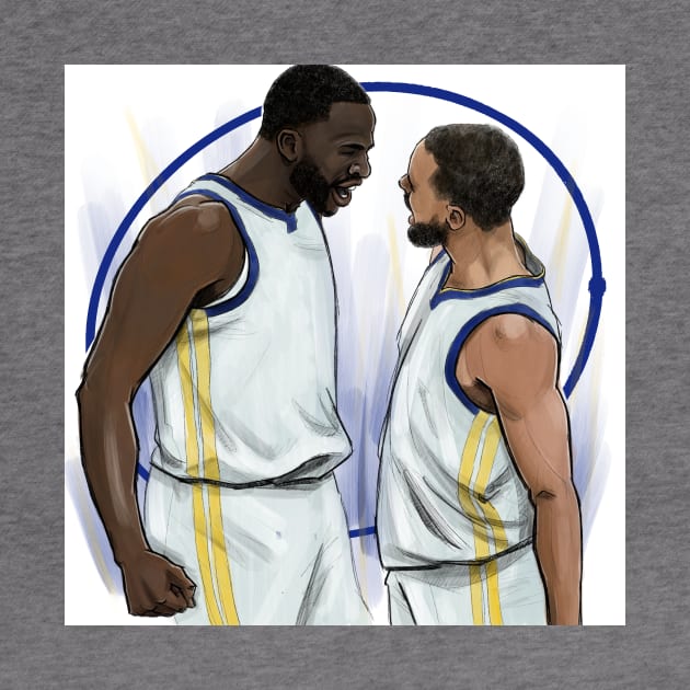 Golden State Warriors by tea rent illustrations